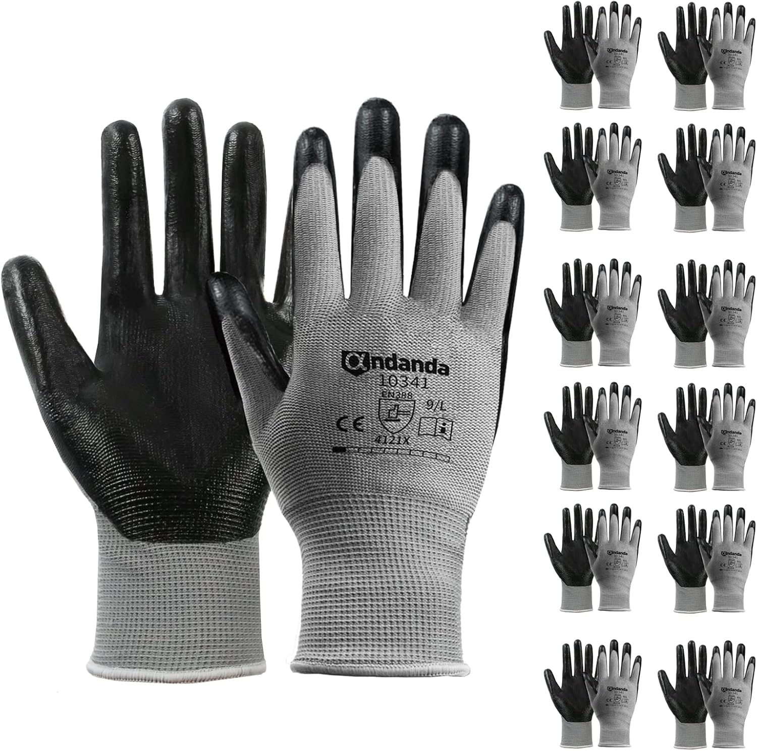 12 Pairs Smart Touch Work Gloves