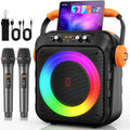 HWWR Karaoke Machine: Dual Microphones, Powerful Subwoofers