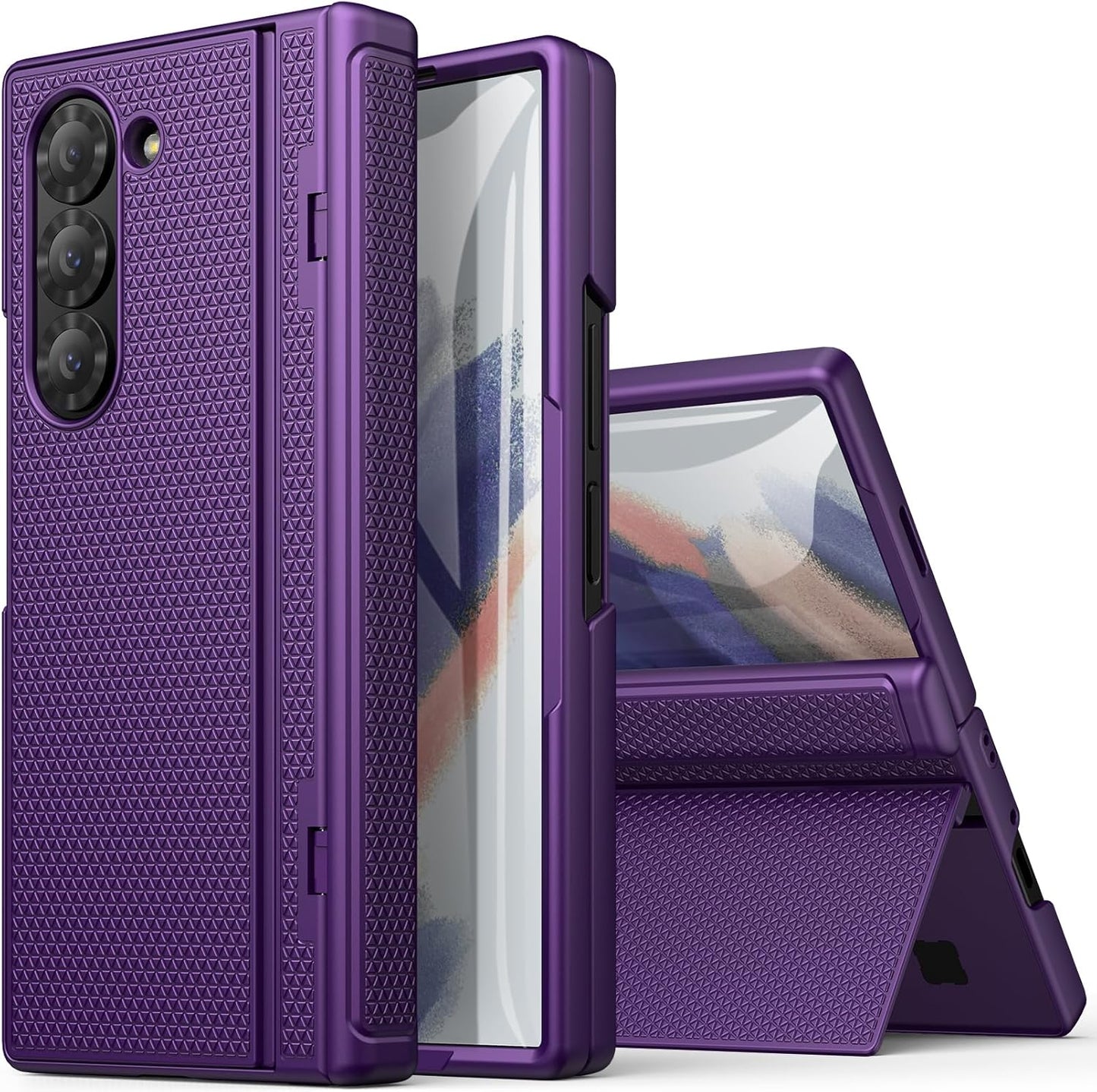 Samsung Galaxy Z Fold 6 Slim Case with Stand and Protection
