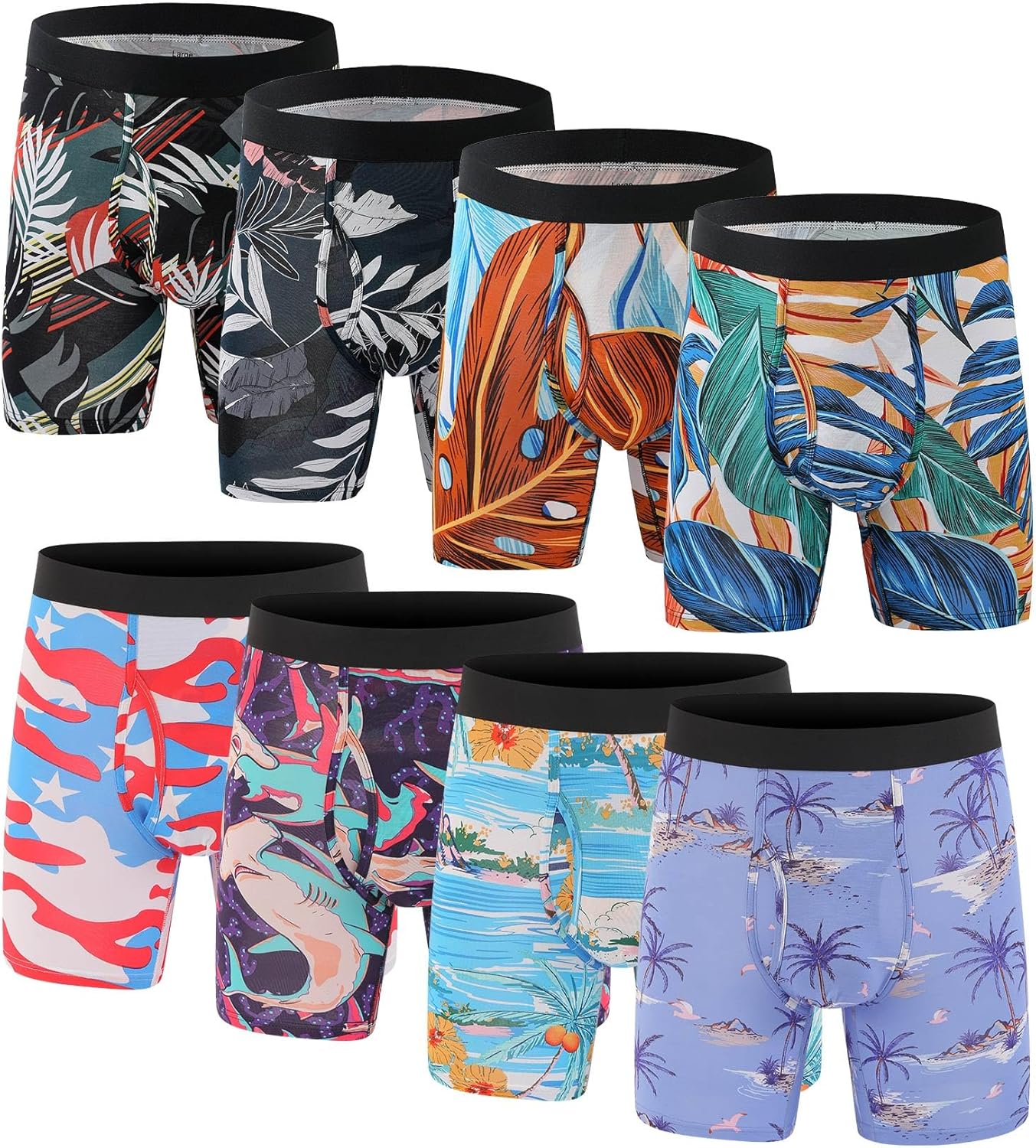 Men's Bamboo Viscose Boxer Briefs for Ultimate Comfort