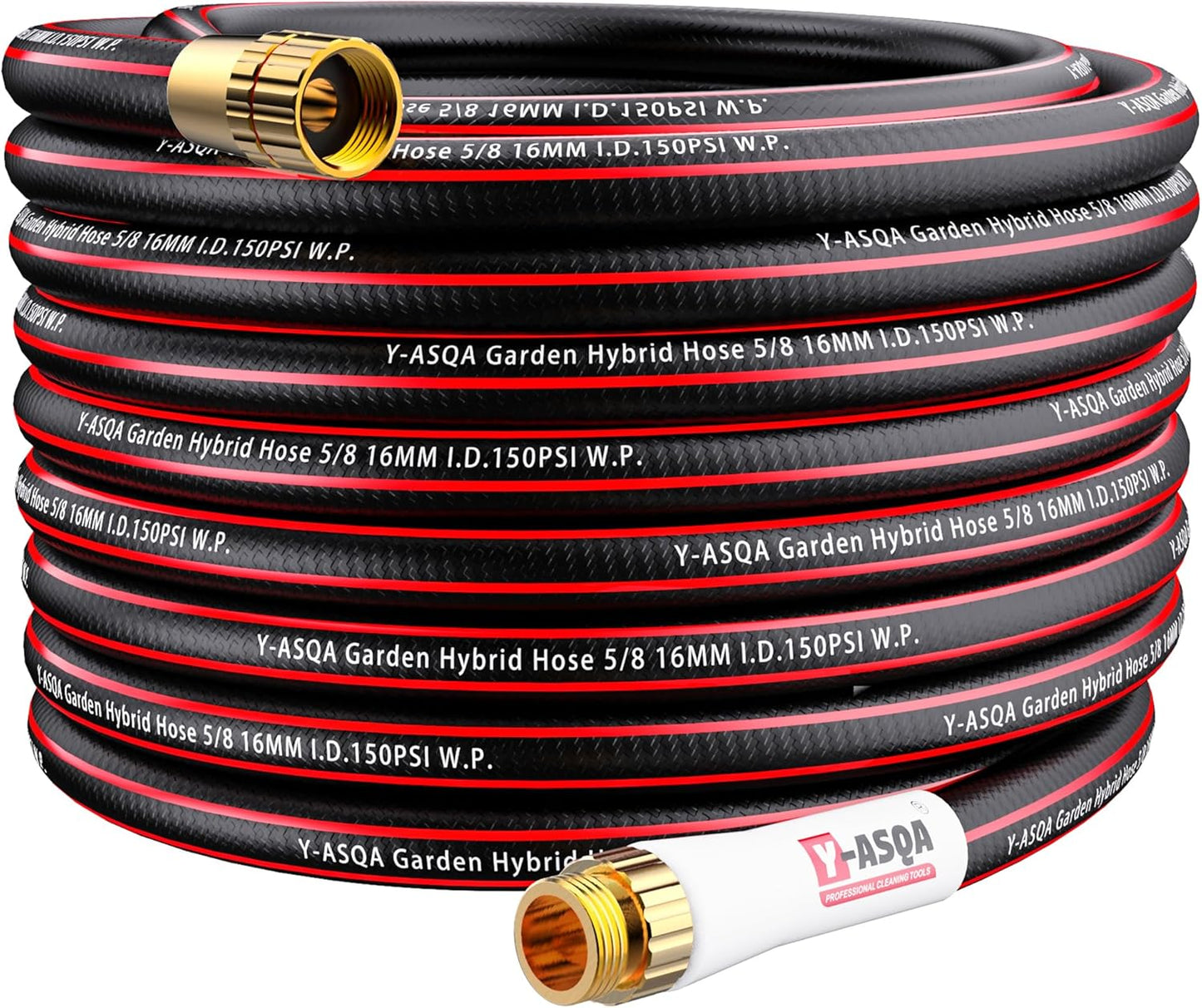 YASQA 50 Ft Water Hose - Flexible, Leakproof, Lightweight Design