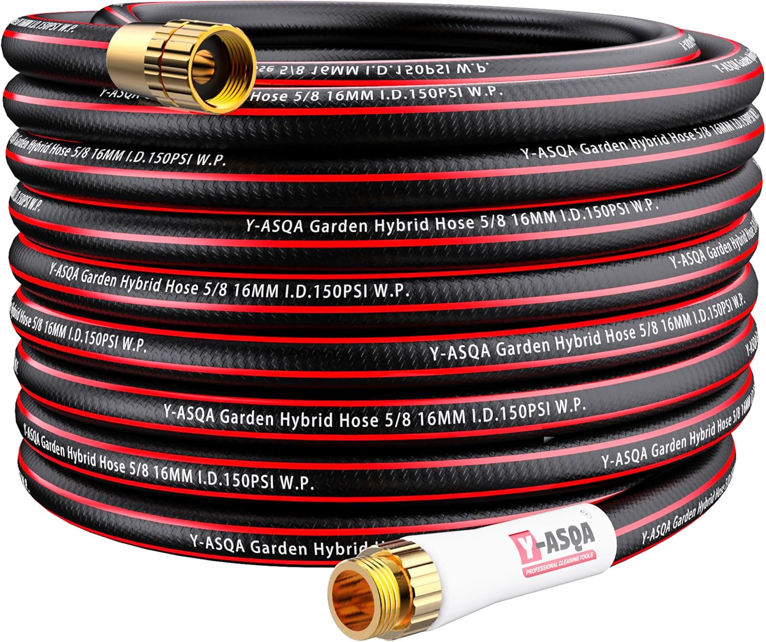 YASQA 50 Ft Water Hose - Flexible, Leakproof, Lightweight Design