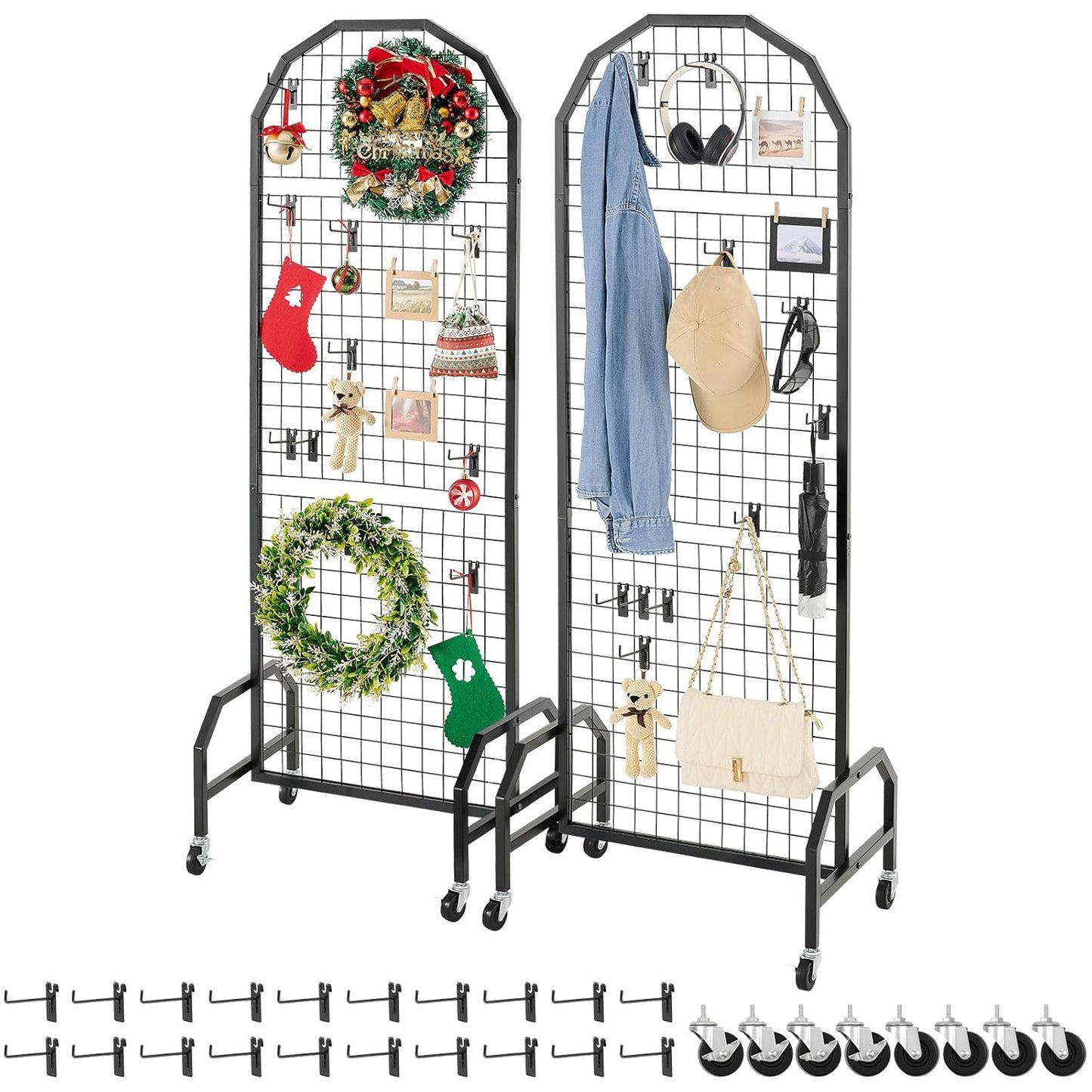 VEVOR Grid Wall Panels for Display and Organization Needs