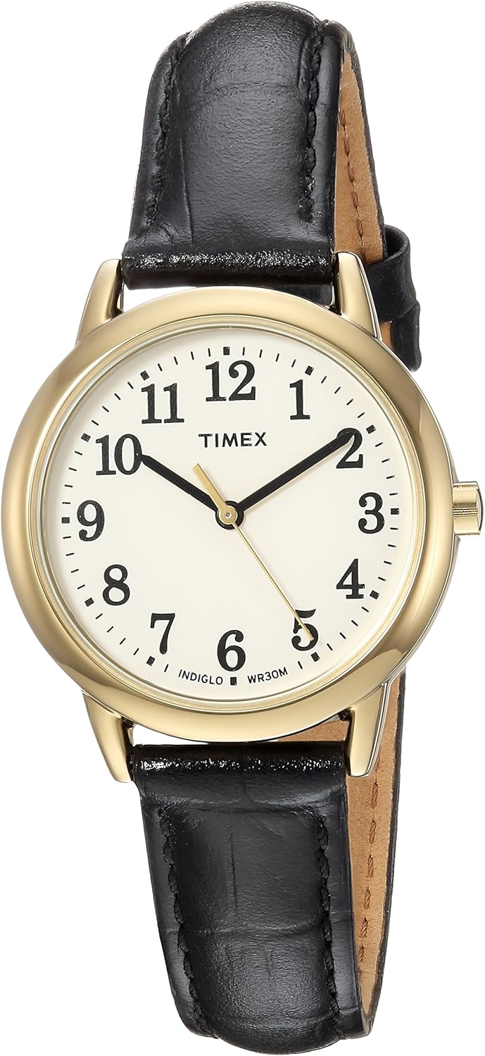 Timex Women's Easy Reader Watch with Adjustable Leather Strap