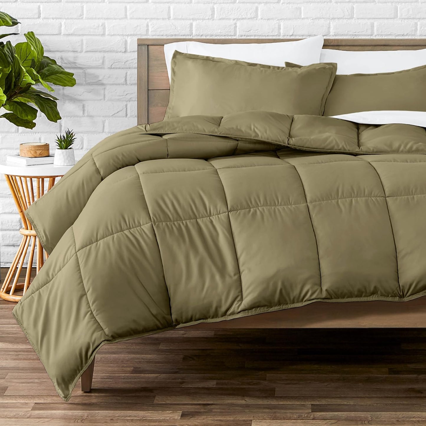 Bare Home Comforter Set - King Size Ultra-Soft All Season Warmth
