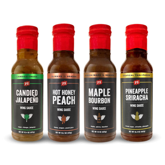 PS Seasoning Chicken Wing Sauce Variety Pack for Flavor Lovers