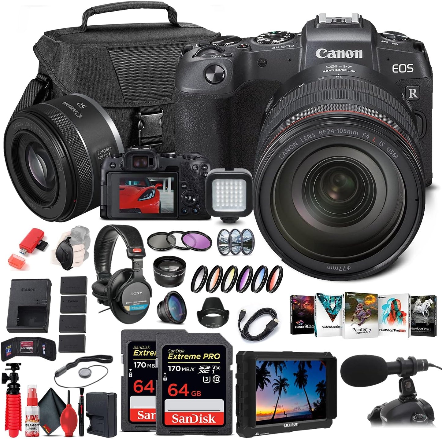 Capture Crisp Shots: Canon EOS RP Bundle