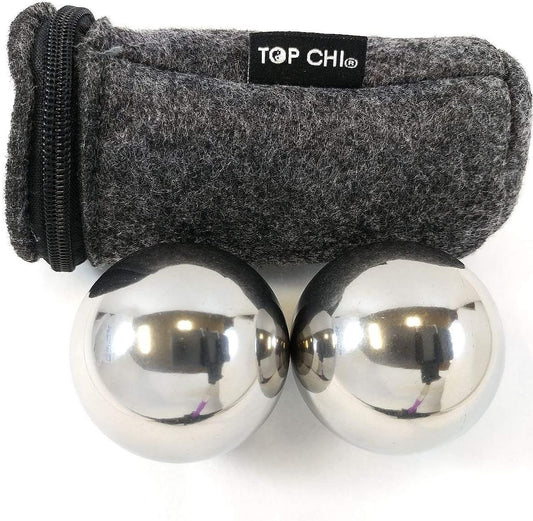 Stainless Steel Baoding Balls: Hand Therapy & Stress Relief
