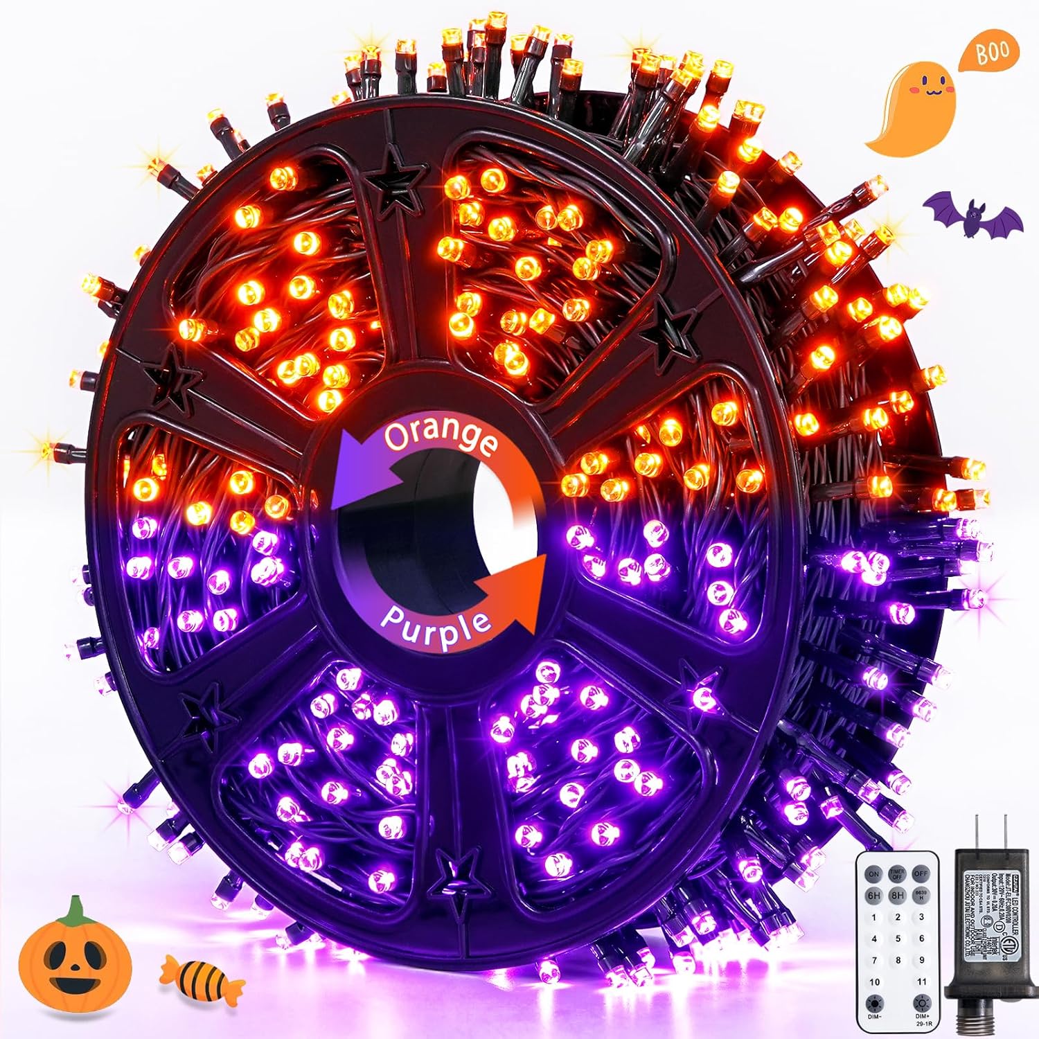 JMEXSUSS 500 LED Halloween Lights for Spooky Decor