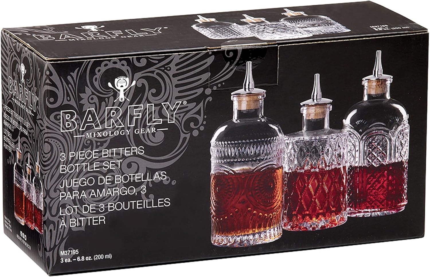 Barfly Bitters Bottle Set - Enhance Your Cocktails!