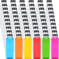 200 Pcs 8 Oz Plastic Juice Bottles with Caps - Bulk Clear Reusable