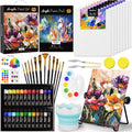 Nicpro 68PCS Acrylic Paint Canvas Set for Adults - Complete Beginner