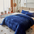 3-Layer Luxury Flannel Fleece Thick Bed Blanket Full Queen Size - Warm