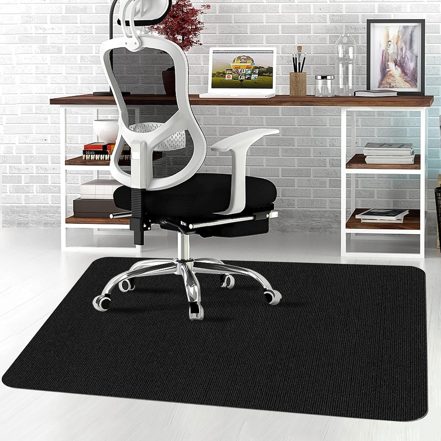 Gaming Chair Mat 47x35 - Protects Hardwood & Tile Floors