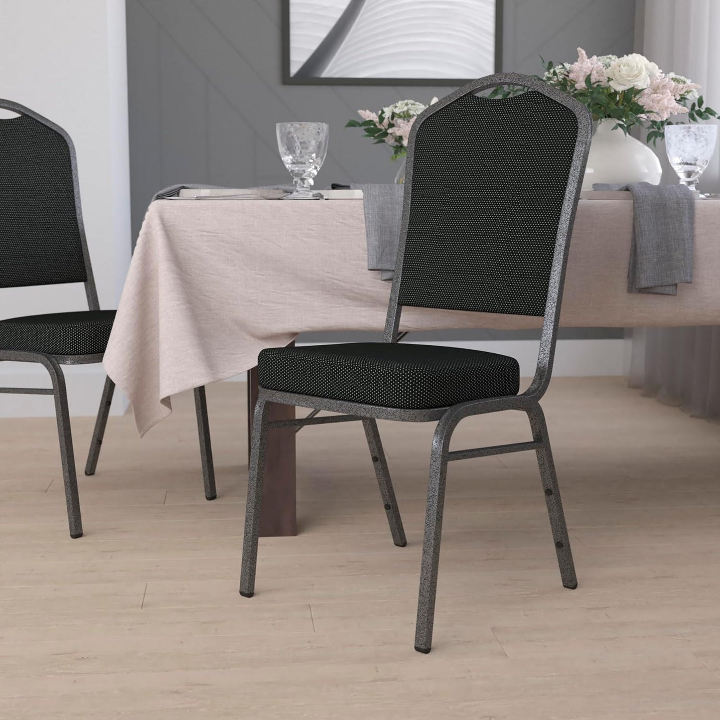 Stylish Crown Back Banquet Chair for Events