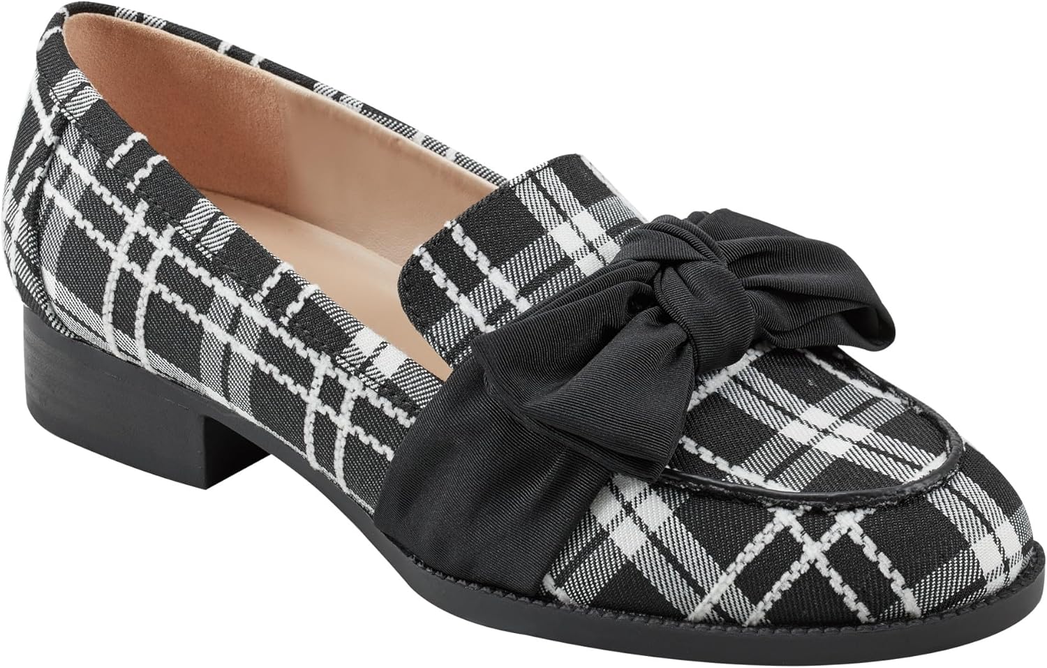 Bandolino Women's Lindio Loafer with Chic Bow Accent Style