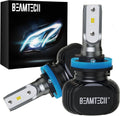 BEAMTECH H11 S1 Series H8 H9 Fanless Fog Light Bulbs - 6500K Bright