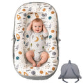 Baby Lounger Foldable Infant Nest with Memory Foam Mat - Travel Ready