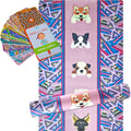 Kids Yoga Mat Set for Children - Soft Suede Mat & Pose Cards