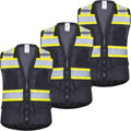 High Visibility Safety Vest for Men Women Class 2 Reflective Gear