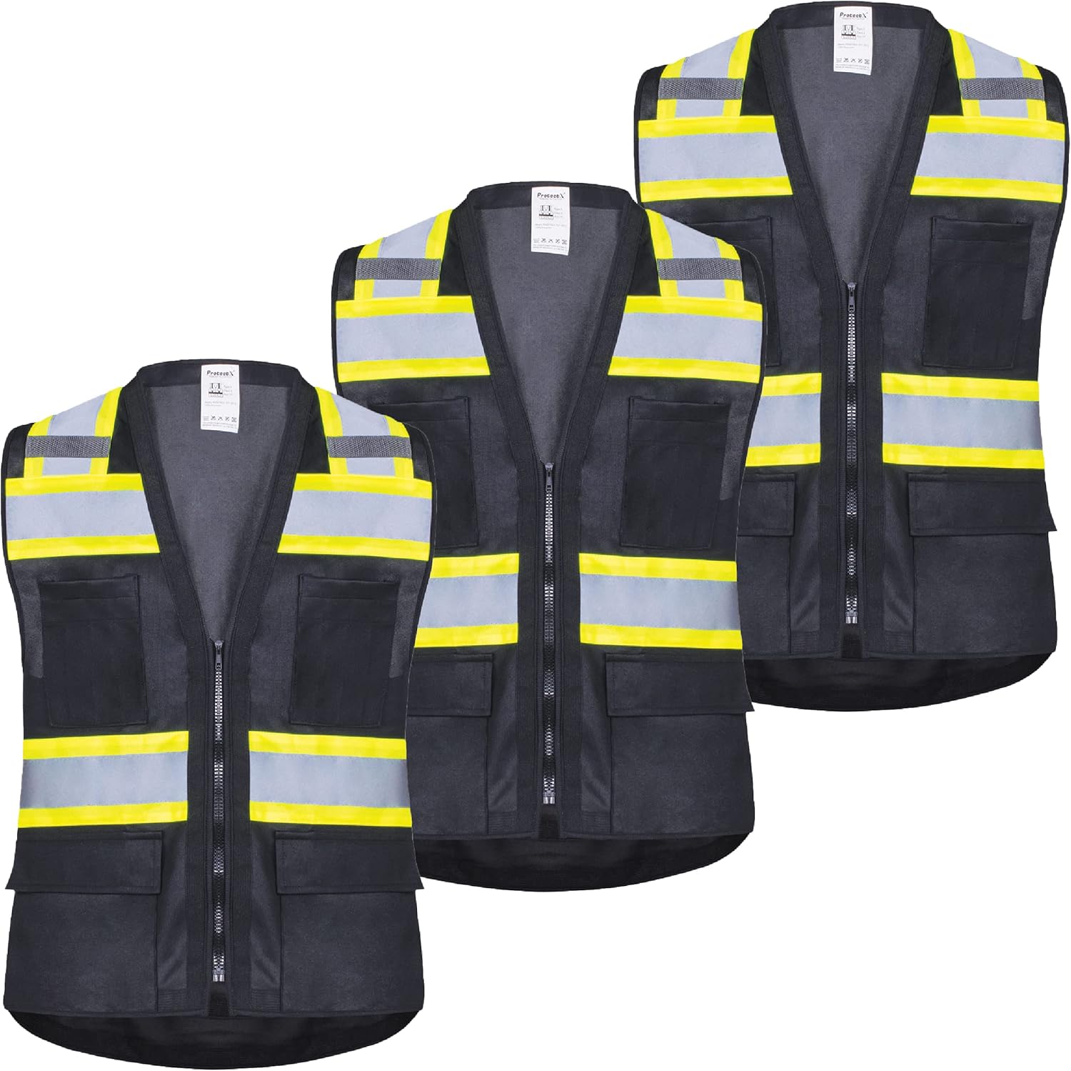 High Visibility Safety Vest for Men Women Class 2 Reflective Gear