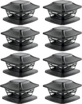 Davinci Lighting Flexfit Solar Outdoor Post Cap Lights (8 Pack)