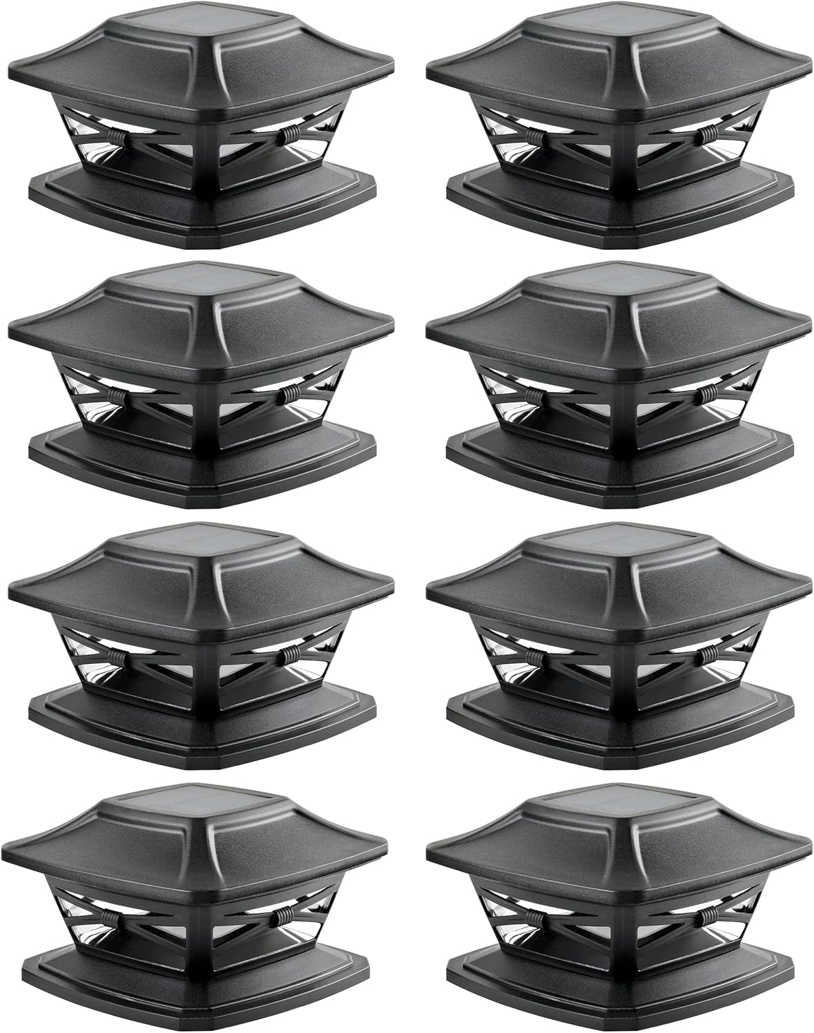 Davinci Lighting Flexfit Solar Outdoor Post Cap Lights - Bright LED