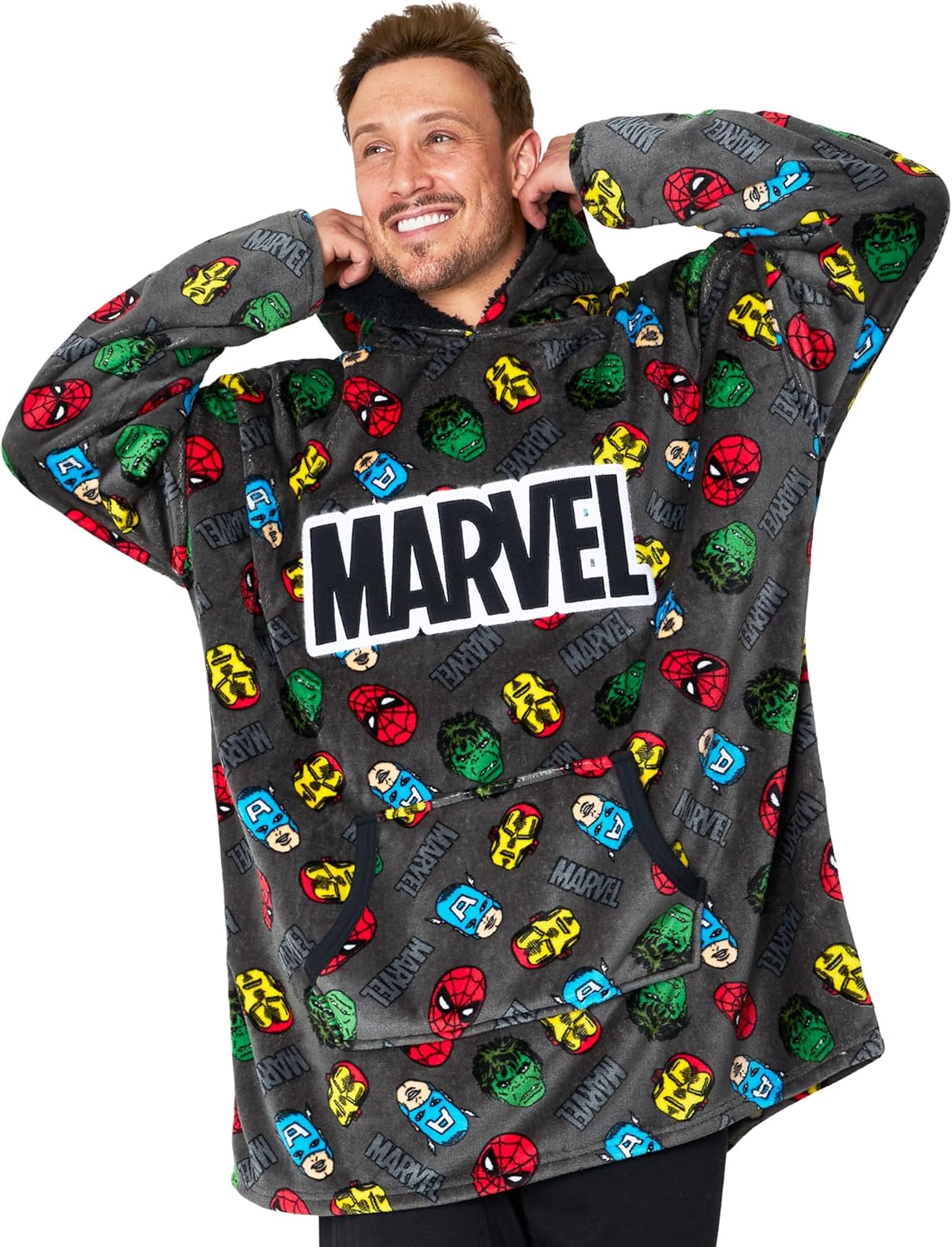 Marvel Oversized Hoodie Blanket for Cozy Comfort
