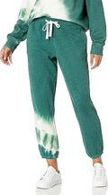 The Drop Women's Dina Fleece Elastic Hem Sweatpant - Soft Tie-Dye