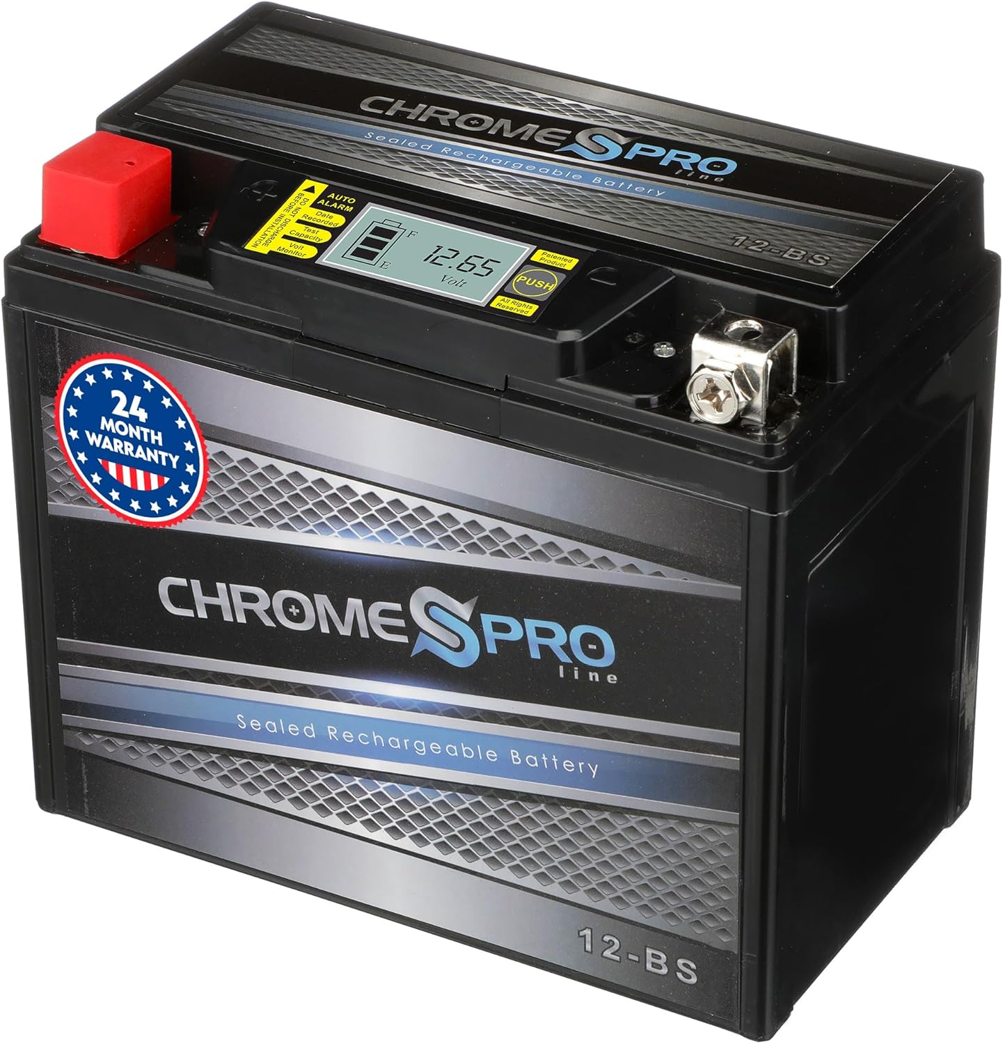 Chrome S Pro iGel 12-BS 12V 11Ah Battery Replacement for Powersports