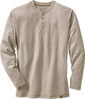 Maverick Slub Henley Shirt for Men - Soft Long Sleeve Comfort