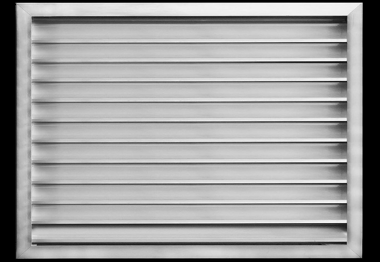 HVAC Premium 30in x 34in Aluminum Gable Louver Vent for Walls