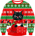 Kids Ahegao Christmas Sweater for 7-14Y - LED Light Up Pullover