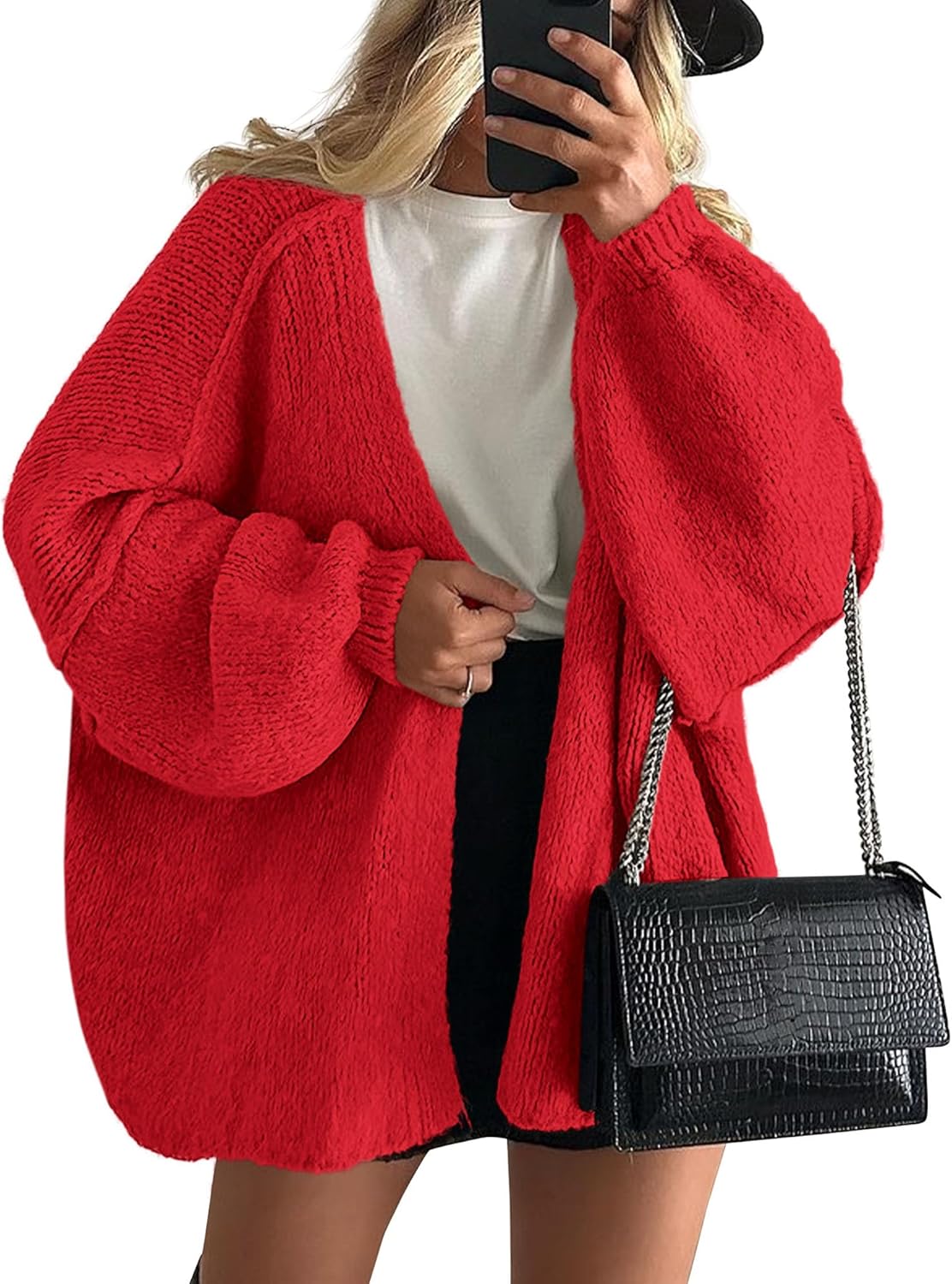 PRETTYGARDEN Womens Oversized Cardigan Sweaters for Fall Style