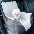 Dog Car Seat for Small Dogs - Comfortable Booster Seat with Storage
