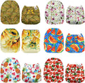 Mama Koala One Size Cloth Diapers 6 Pack - Pocket Shells Only