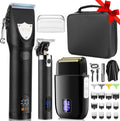 Lanumi Professional Hair Clippers Set for Men with Travel Case