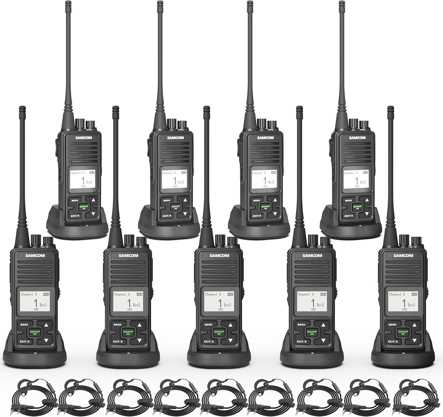 High Power Two Way Radio Walkie Talkies for Long Range Use