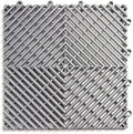 Free-Flow Interlocking Garage Flooring Tiles 12 Pack (Alloy)