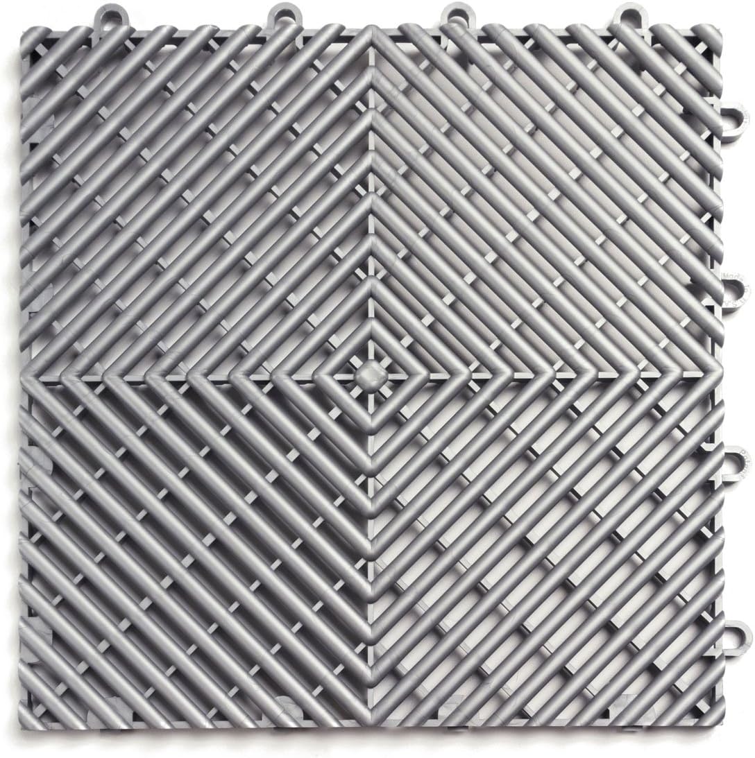 Big Floors RaceDeck Free-Flow Interlocking Garage Flooring Tiles