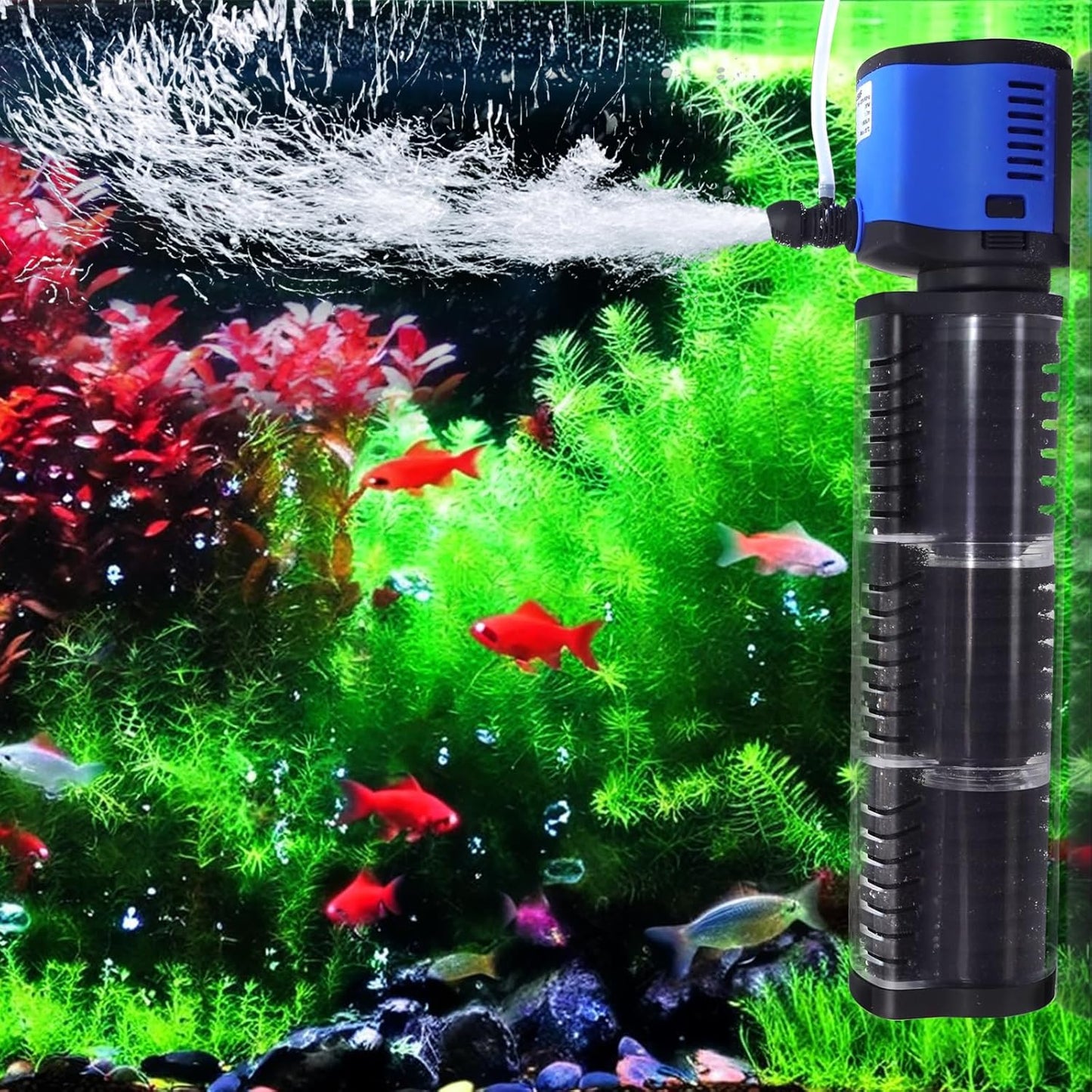 Powerful Pond Filter for 35-75 Gallon Tanks - 260GPH Pump