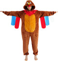 Unisex Adult Onesie Pajamas Flannel Hooded Sleepwear - Cozy Animal