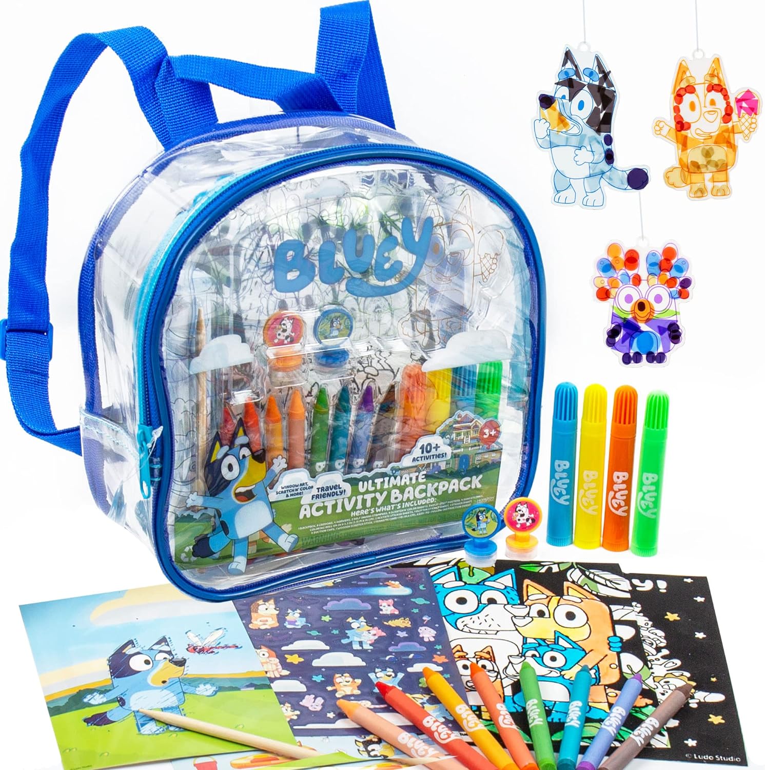Bluey Ultimate Activity Backpack - 10+ Engaging Activities!
