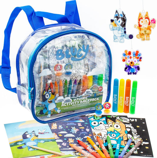 Bluey Ultimate Activity Backpack - 10+ Engaging Activities!