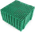 12 Pack 12 in x 12 in Interlocking Rubber Outdoor Flooring Tiles