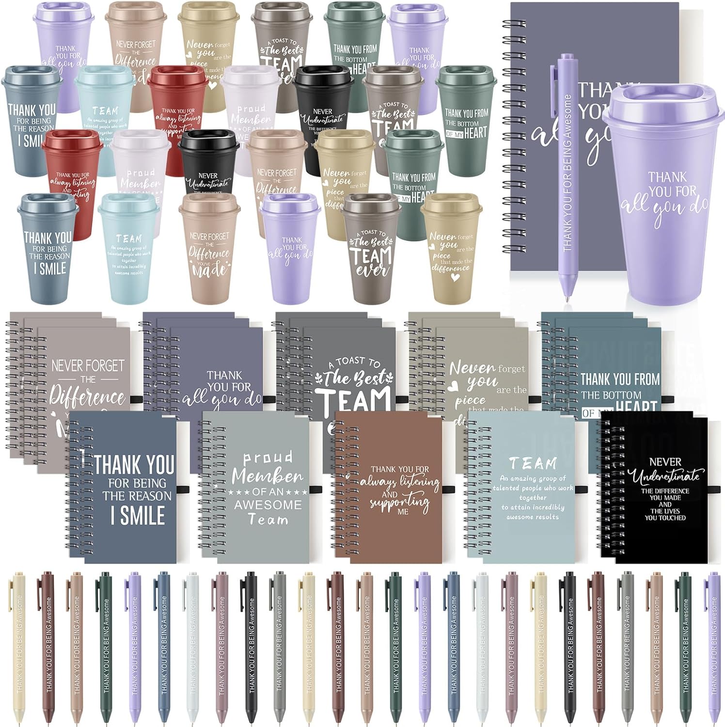 75 Pcs Christmas Employee Appreciation Gifts Set for Team