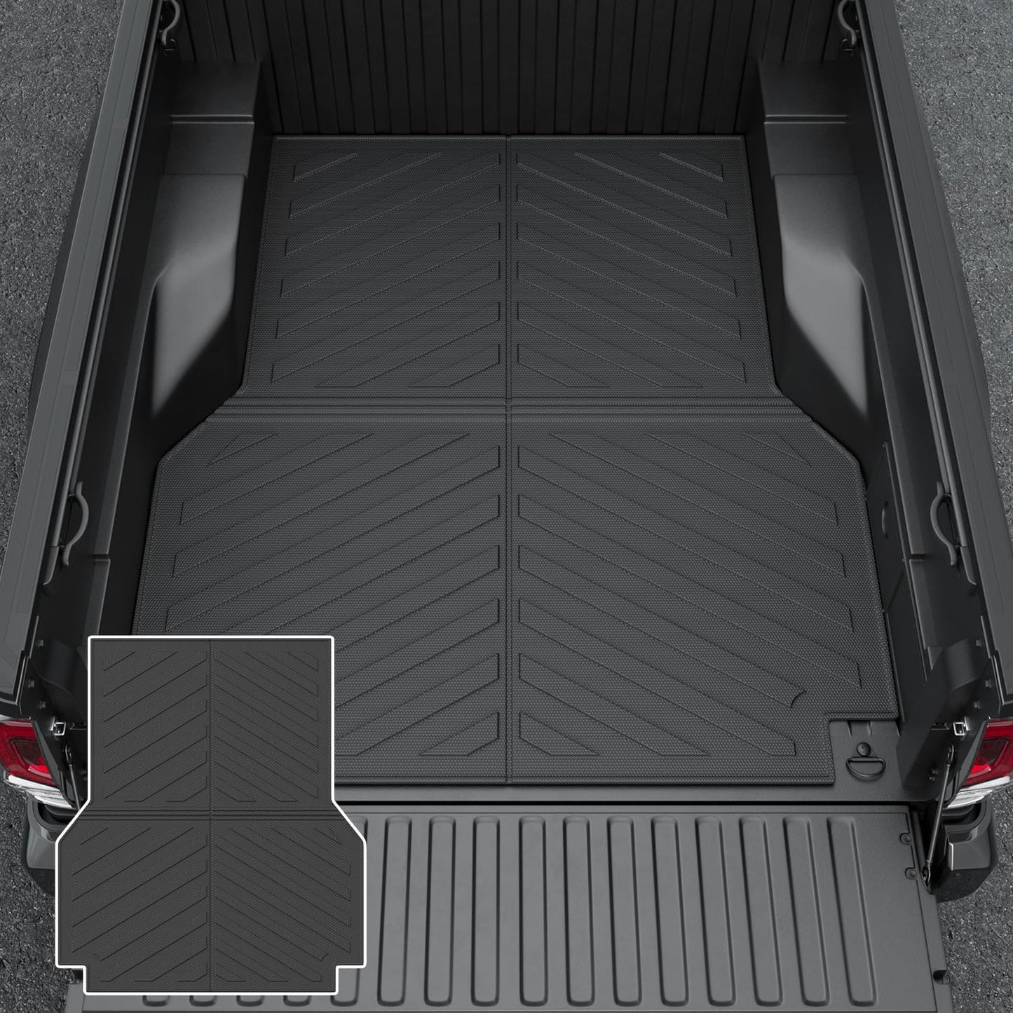Xipoo Truck Bed Mat for 2005-2023 Toyota Tacoma 5ft Short Bed