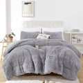 Smoofy Fluffy King Size Comforter Set - Ultra Soft Faux Fur Comforter