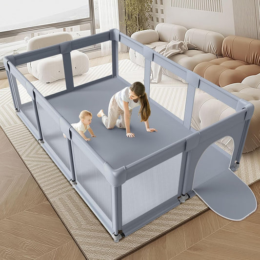Sturdy Large Baby Playpen | Indoor/Outdoor Safety Yard