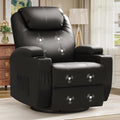 JUMMICO Recliner Chair PU Leather Massage Reclining Sofa - Relax